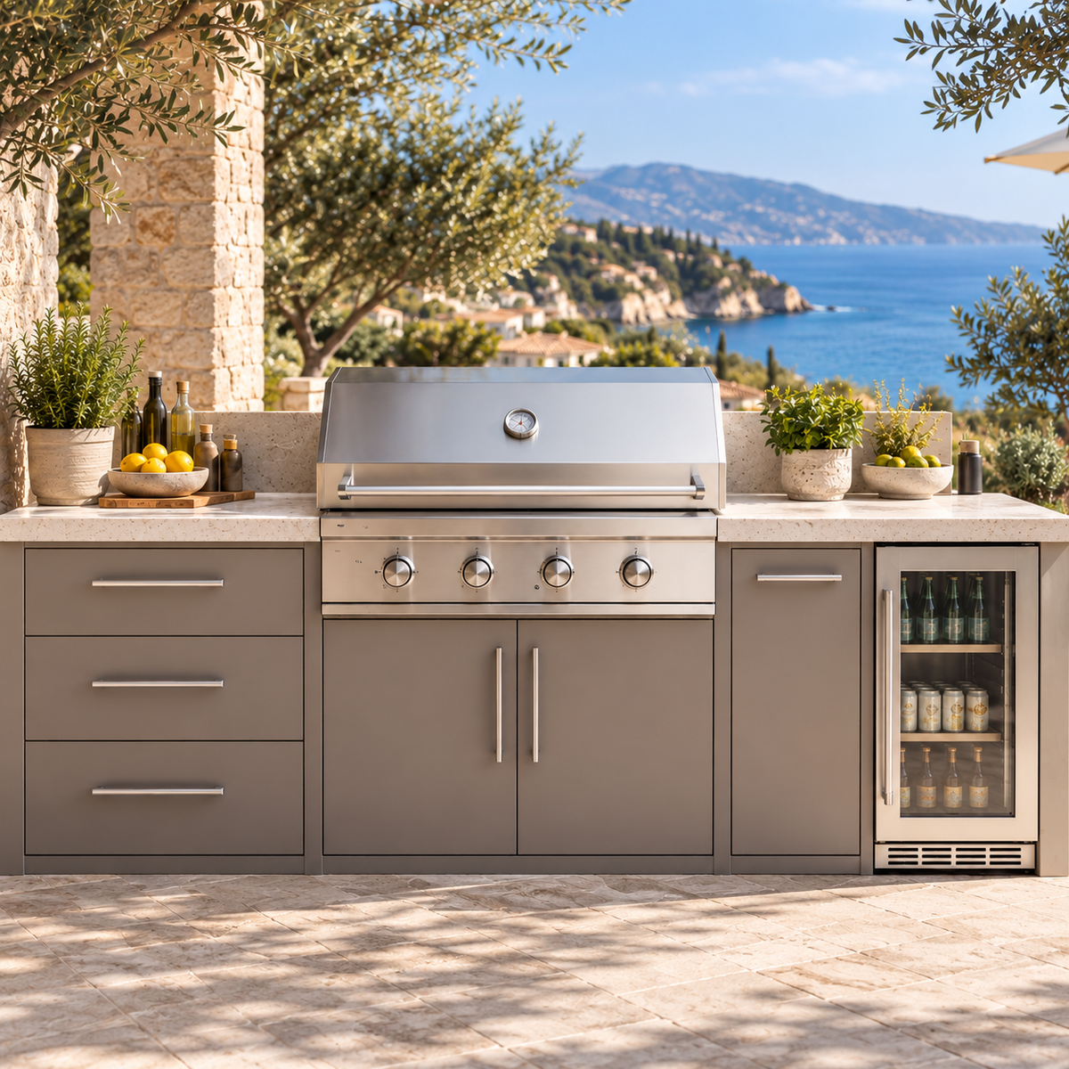 Built-In Grill Station