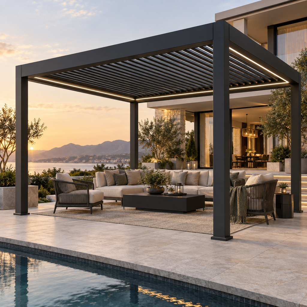 Motorized Louvered Pergola