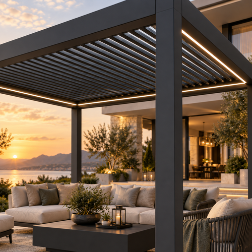 Motorized Louvered Pergola