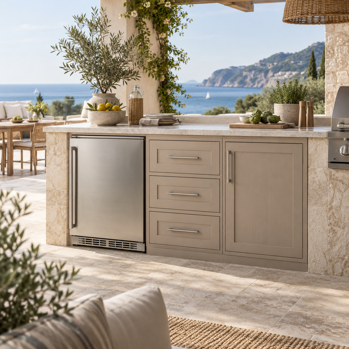 Outdoor Refrigerator & Storage
