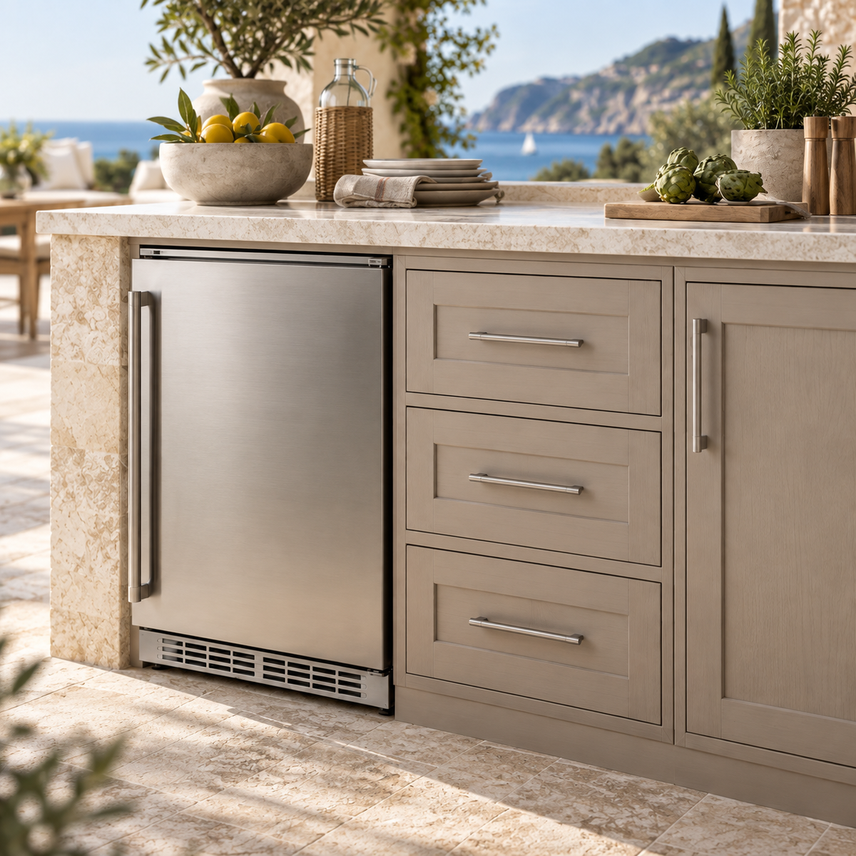 Outdoor Refrigerator & Storage